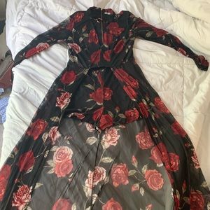 Rose Romper w/ duster